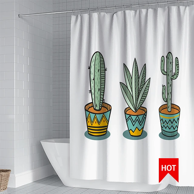 
Wholesale Fashion Boho Custom Shower Curtain Printing,3d Polyester Waterproof Bath Shower Curtain Sets 