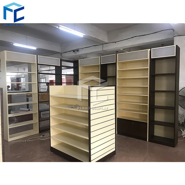 Modern Medical Store Display Counter Design Health Care Store Furniture Retail Pharmacy Counter Display Furniture for Pharmacy