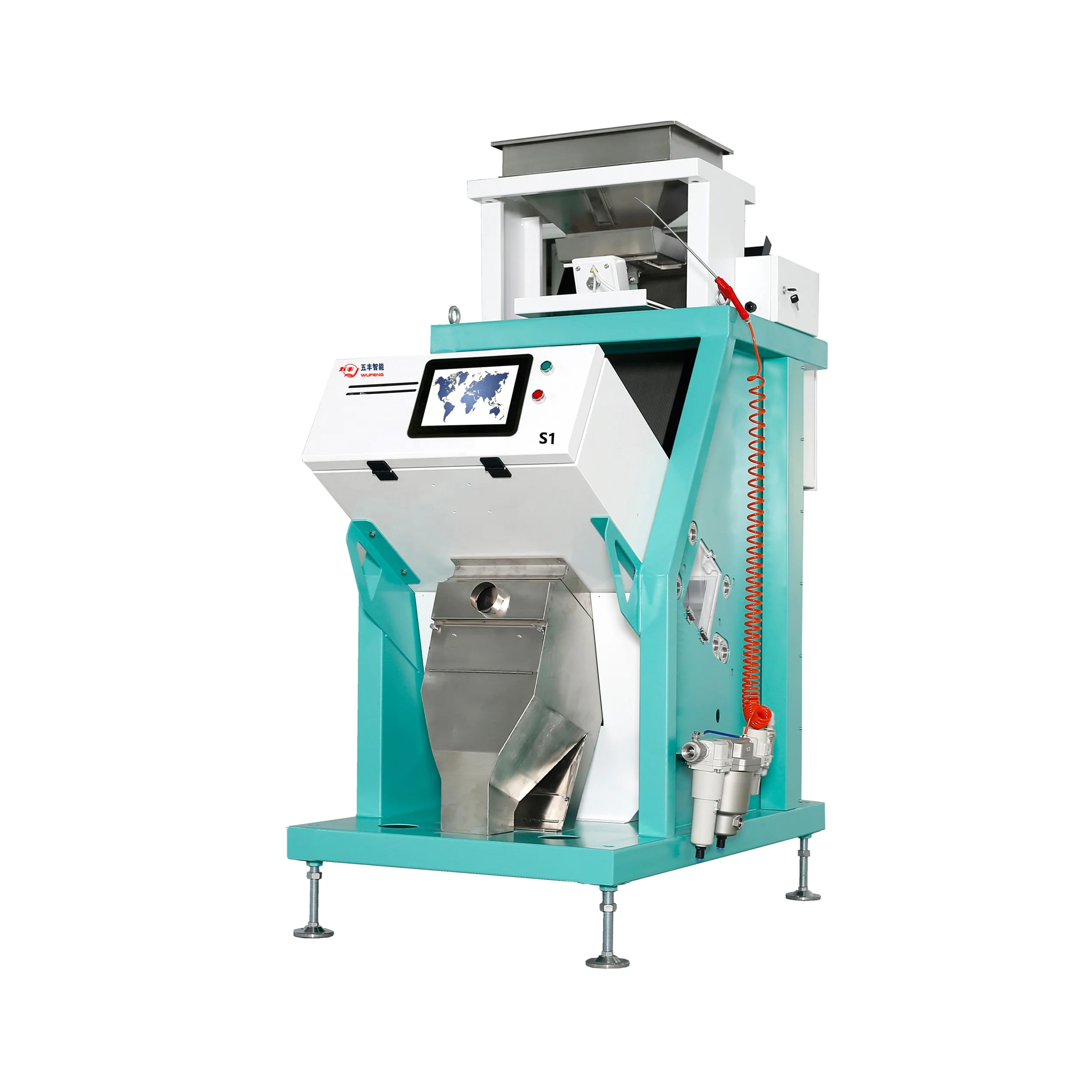 Good Quality Mini Color Sorter Machine Color Selector for Coffee Bean, Grain, Cereal, Wheat, Corn, Peanut, Beans, Seeds