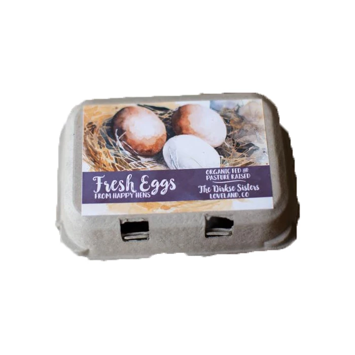 Minsda Custom Self Adhesive Waterproof Paper Private Egg Box Packaging Labels