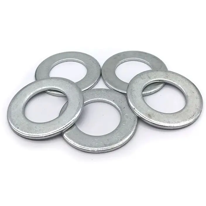 Iso7089 Din125 Gb97.1 A2 A4 High Quality Stainless Steel Wedge Zinc Finish Available Flat Brass Washers