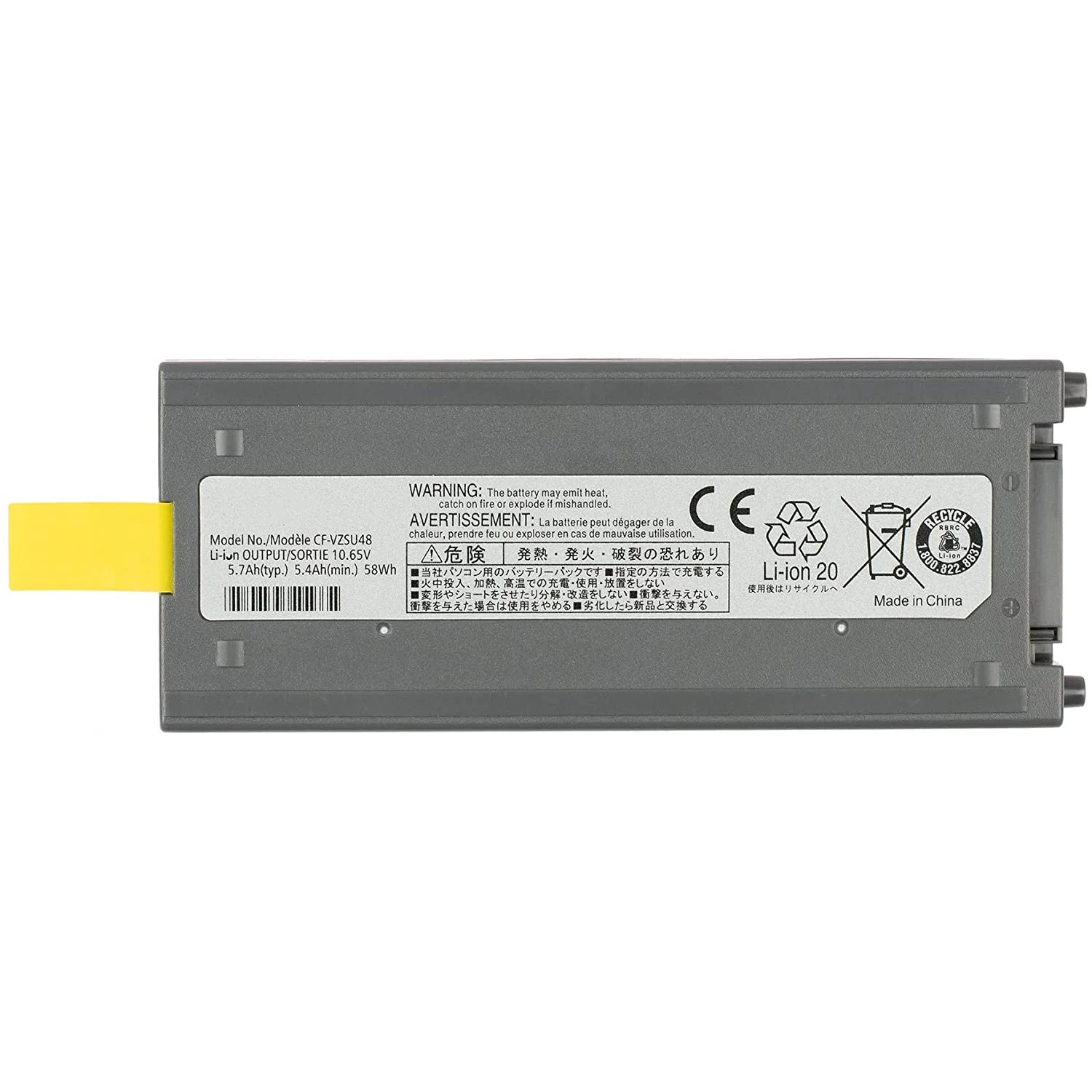CPY CF19 ноутбук батарея для цифрового фотоаппарата Panasonic CF-VZSU28 CF-VZSU48 CF-VZSU48U CF-VZSU48R CF-VZSU50 CF-VZSU58U 10,65 V 58Wh 5700 мА-ч