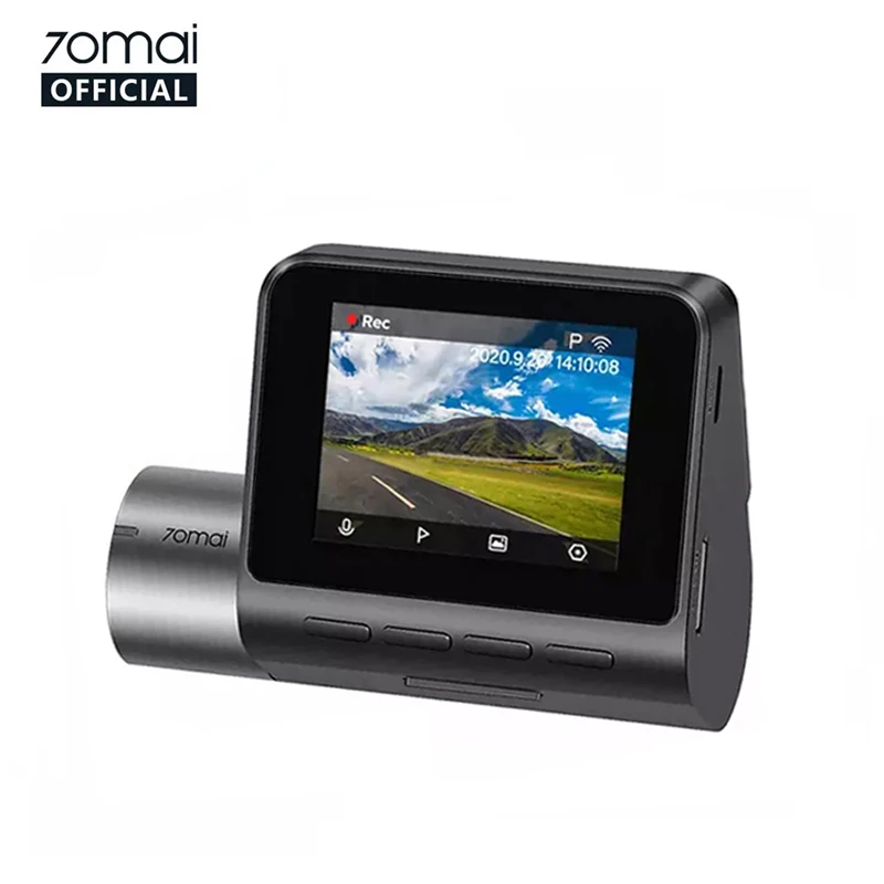70mai A500S dashcam dual camera 2 Inch IPS Screen with ADAS mirror dash camera black box xiaomi