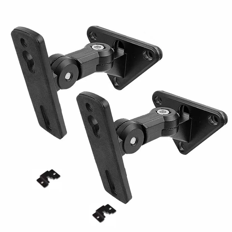 
(1pair)GU15 2019 new universal 304 Stainless steel sound SPEAKER WALL bracket mount Audio stand hanger Load 10kg 22lbs 