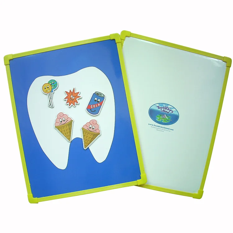 Customized office gift dry eraser whiteboard 40*60cm hanging plastic frame magnetic board whiteboard