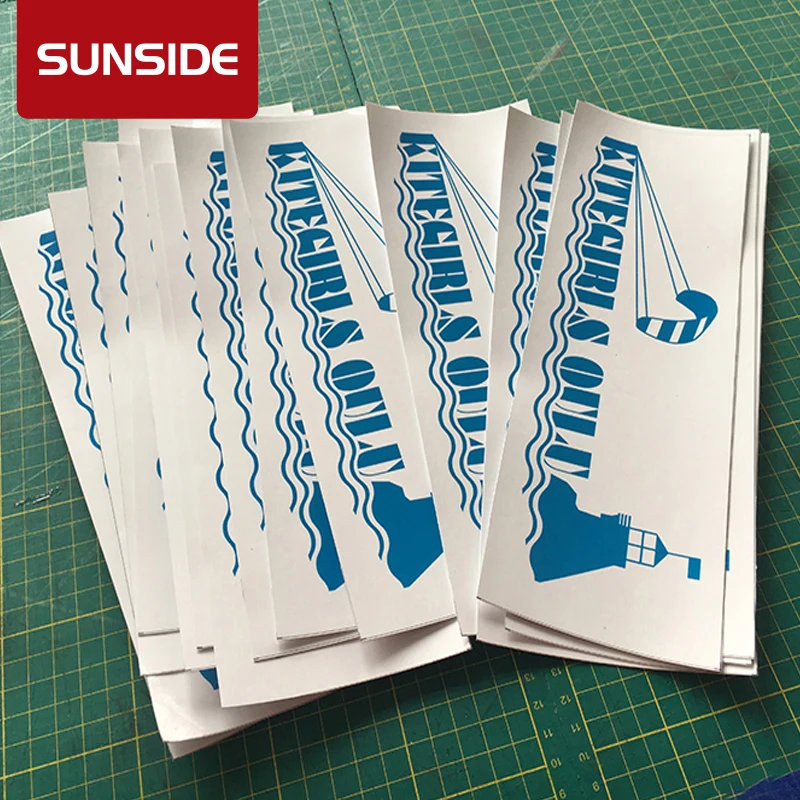 Китайский поставщик на заказ водонепроницаемая и анти-УФ настенная стеклянная наклейка рекламная виниловая