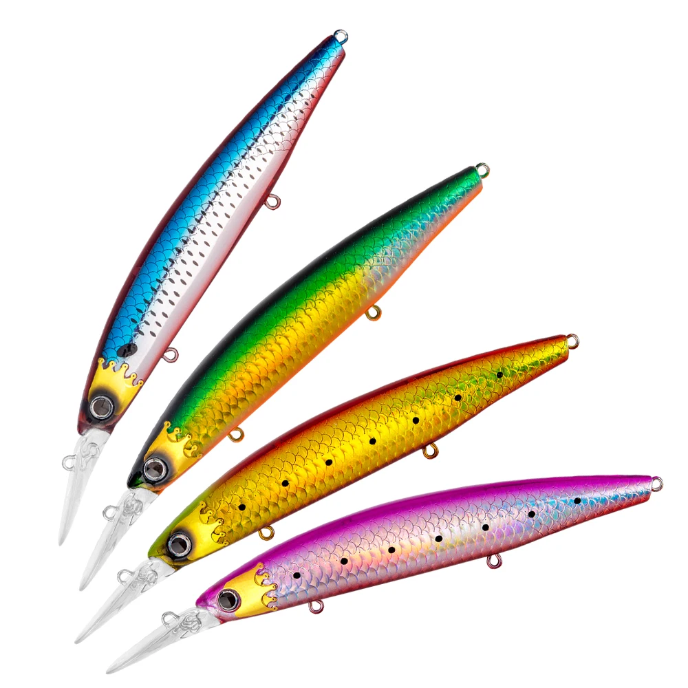 HONOREAL Flydiver 125 мм оптовая продажа приманки для рыбной ловли блесна искусственная жесткая рыболовная приманка в соленой воде