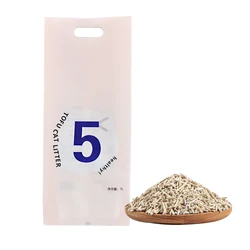 China Factory Natural Dust Free Premium Quick Clumping Tofu Cat Litter