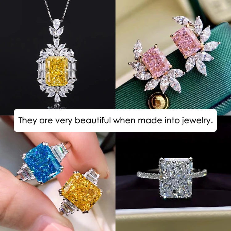 Ready stock 5A+ fancy cut Aqua blue color loose zircon stone price 4K crushed ice cut cubic zirconia synthetic cz