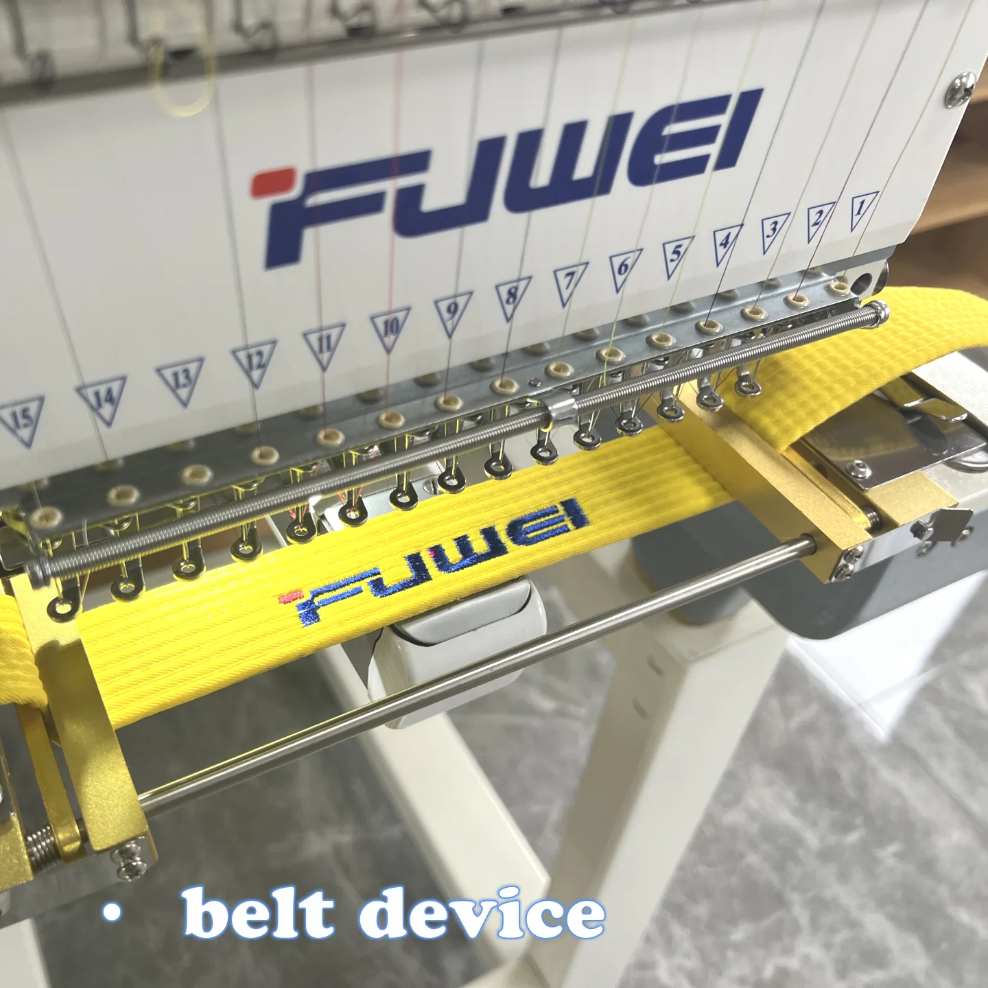 High quality FUWEI 12/15 needles embroidery machine for home use