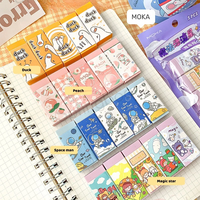 2024 Latest Hot Selling Cute Cartoon Animal Design Pencil Eraser Rubber Manufacturer Wholesale Back to School Supplies