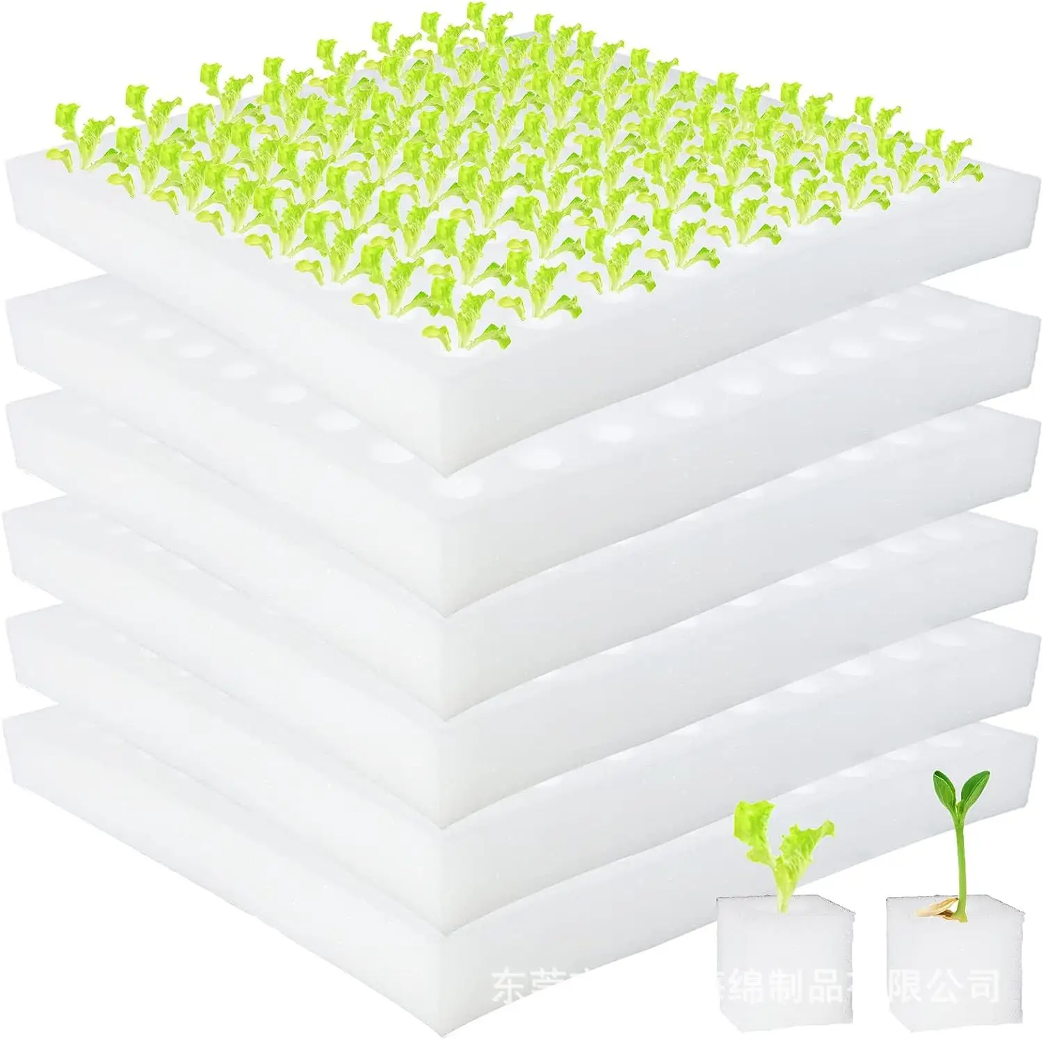 Гропоническая губка для сельскохозяйственных культур, садовый посев, переработанная пена для томатов, губки для питомника, рок