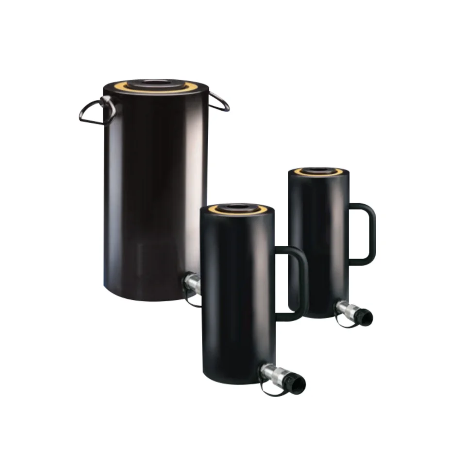 ENERPAC Equal Quality Aluminum Light Weight Hollow Hydraulic Cylinder RACH-608 Stroke 200mm 60T Single-Acting Hydraulic Jack