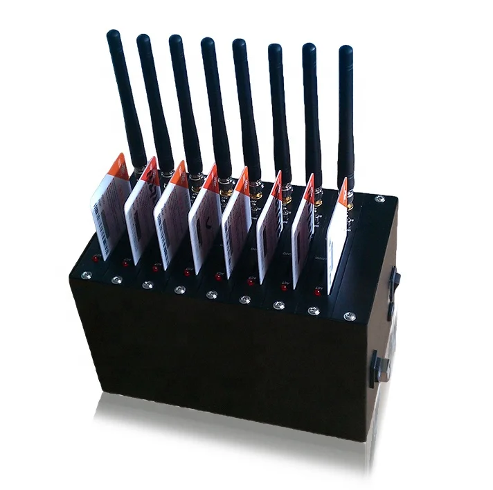 Multi Sim SMS USA Carrier LTE Modem 8 Ports GSM Modem 2gG 3G 4G Support T-Mobile US Mobile Sim Cards GSM Modem