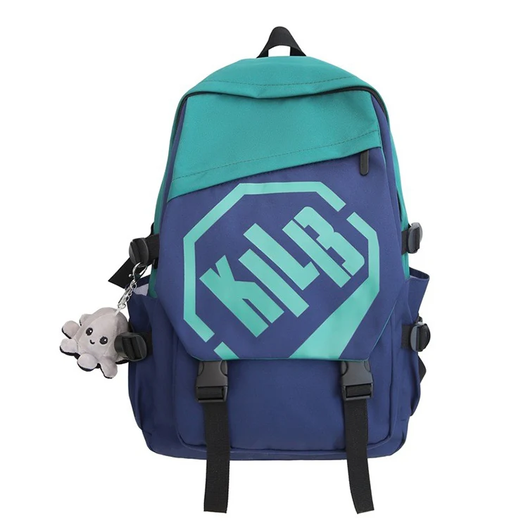 Trend backpack new South Korea ins campus female college style simple tooling backpack versatile large capacity.