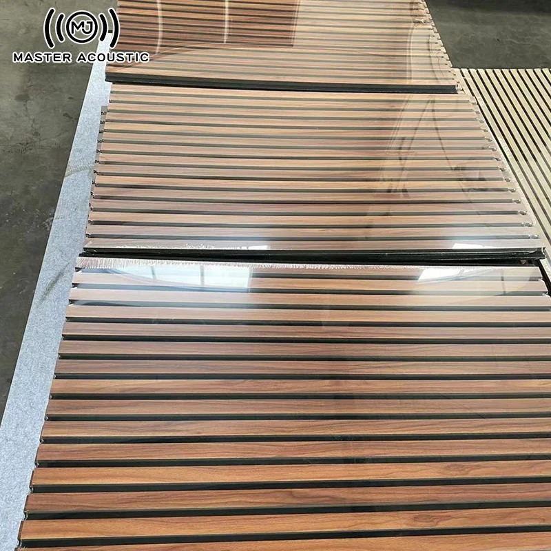 Master Acoustic Polyester Akupanel  Wood Design Sound Insulation Sample Akupanel Interior Design Acoustic Wall Panels