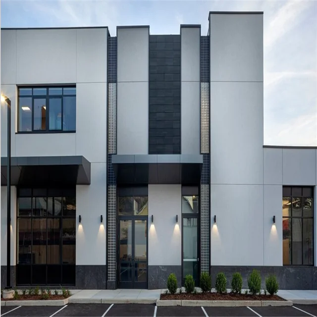 Bamboo Outdoor Wall Cladding Arabesque Ceramic Mosaic acp Eps Black Gloss Clading Acm-K12a