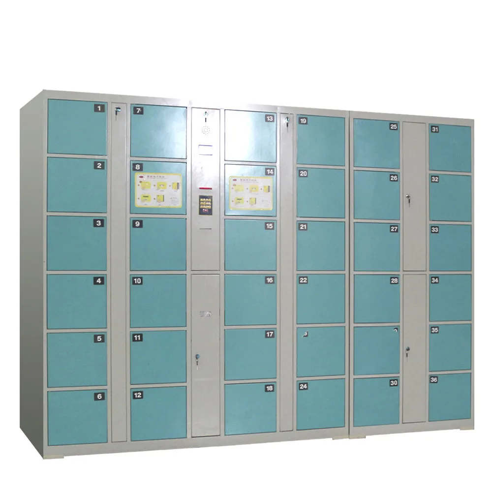 
System Intelligent beach parcel locker safe smart steel parcel automatic electronic delivery locker for public place 
