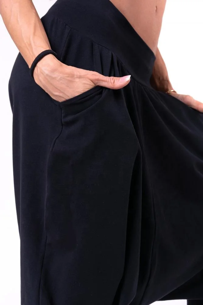 Women Casual Loose Yoga Pants Boho Trousers Baggy Aladdin Jumpsuit High Waist Sport Harem Pants