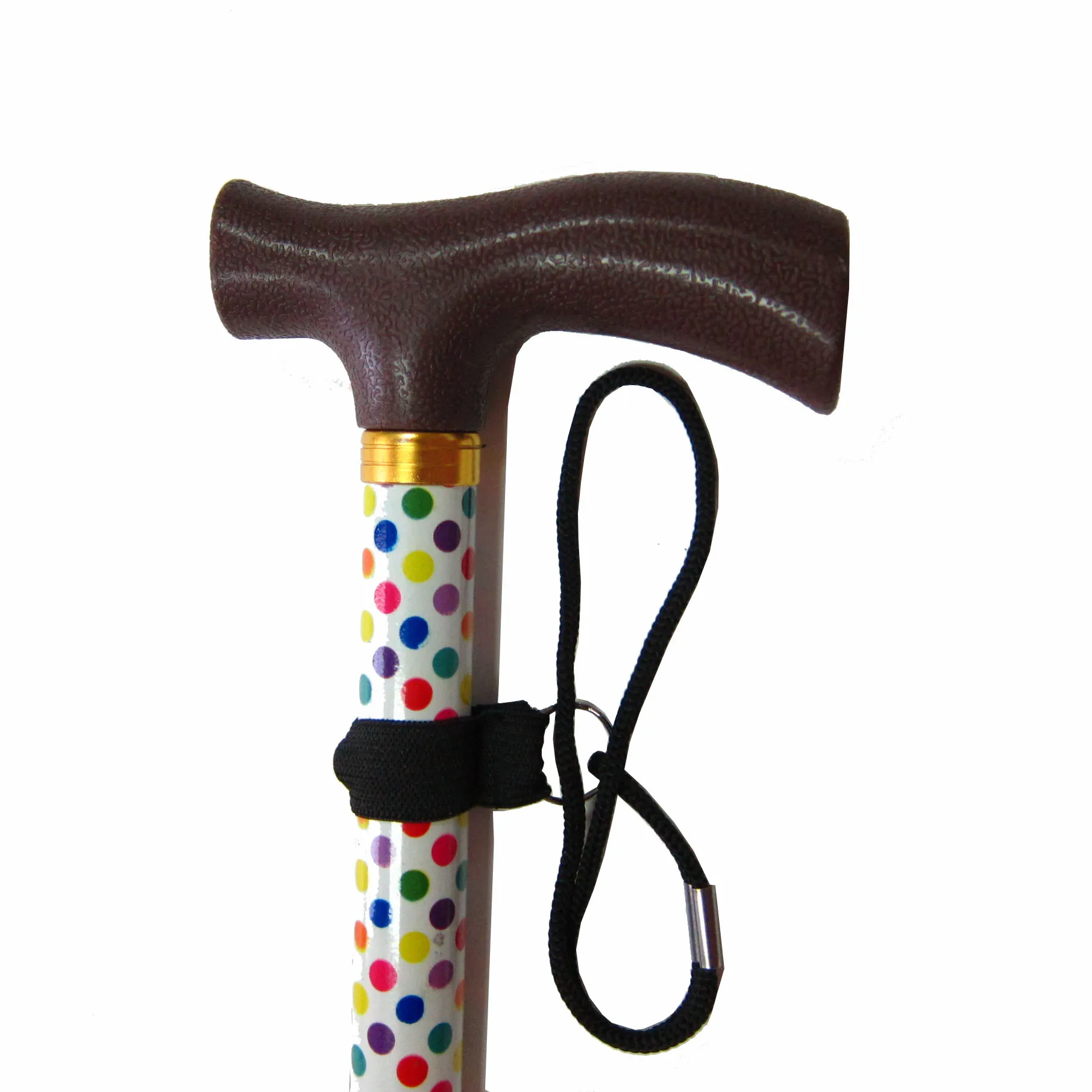 4 sections Aluminum Floral printing collapsable cane