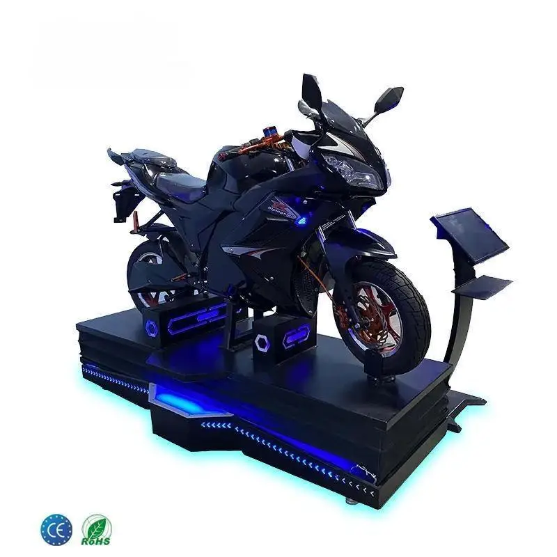 VR Motorcycle Simulator Virtual Reality  Motor Ride Driving Gaming Racing Game Machine