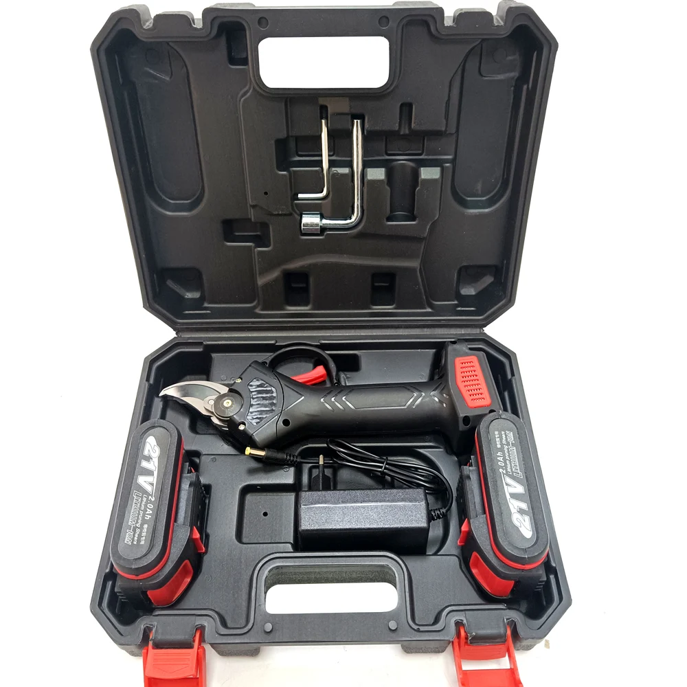 25mm Cordless Powered Garden Tree electric scissors Electric Pruner Pruning shears