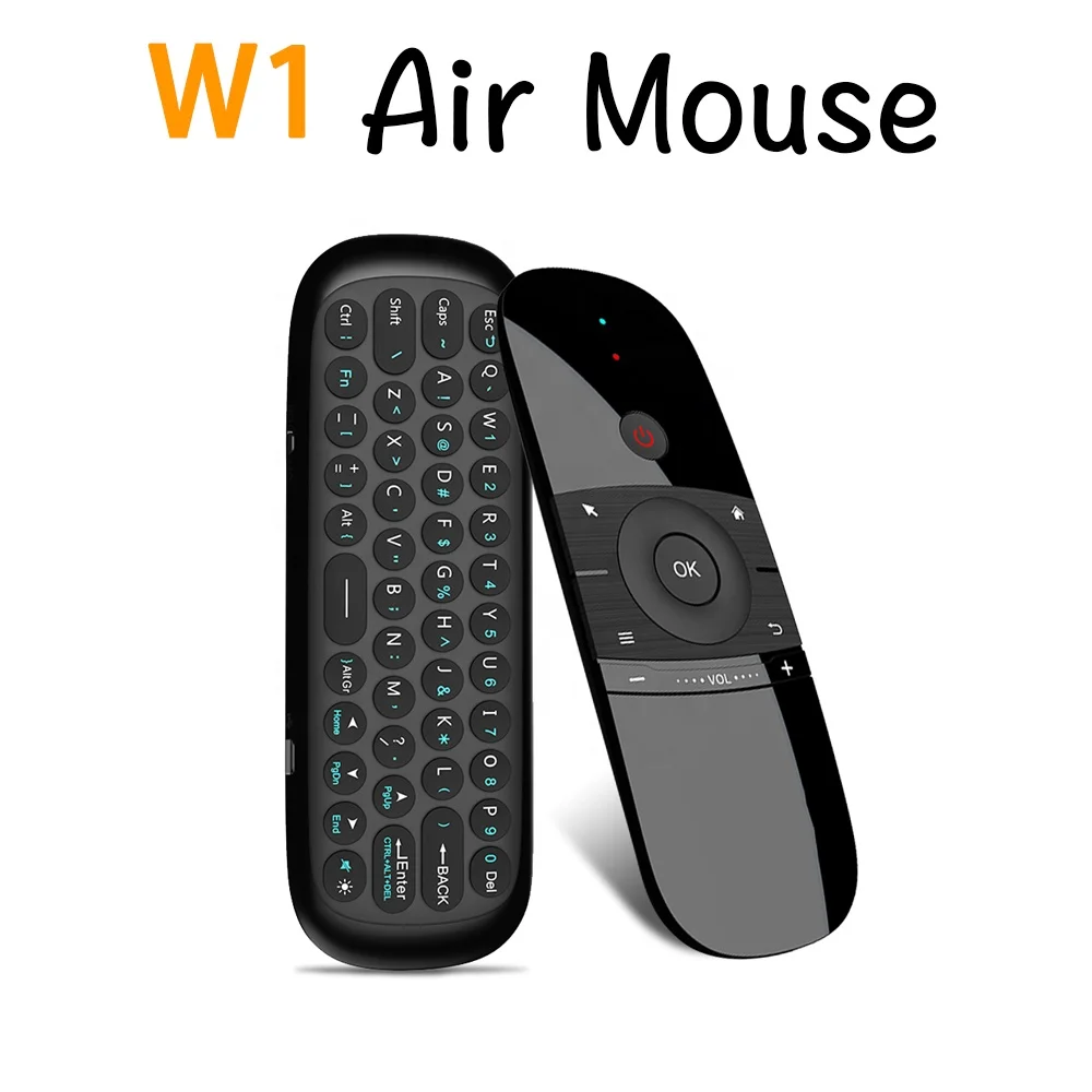  Новый дизайн W1 клавиатура и мышь беспроводной 2 4G Fly Air Mouse заряжаемый мини-пульт дистанционного управления для Android TV Box/мини ПК