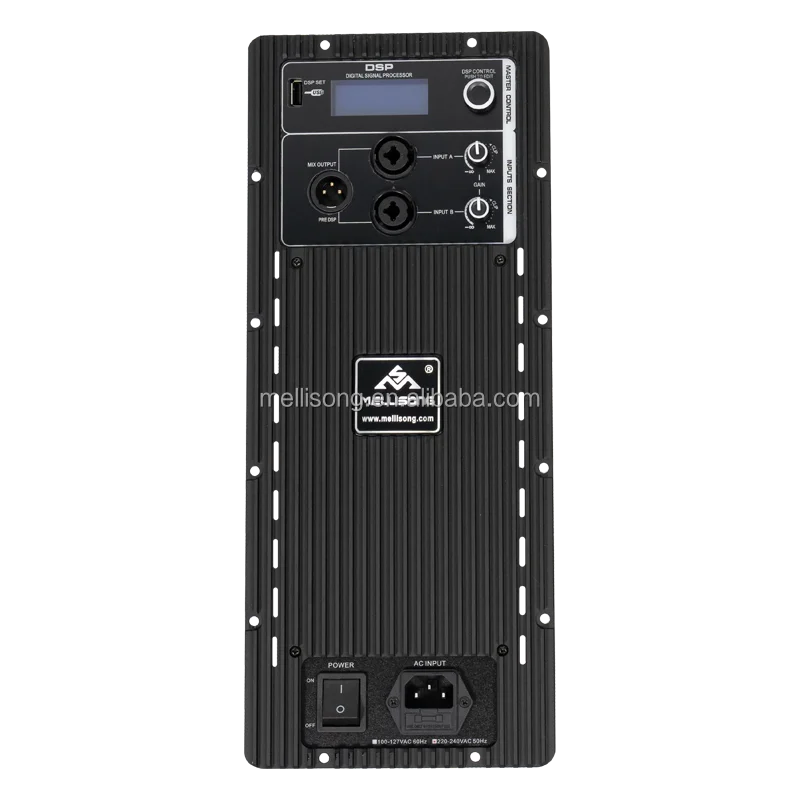Professional High Power 1200W DSP Active Power Speaker Plate Amplifier Module Digital Audio for Subwoofer