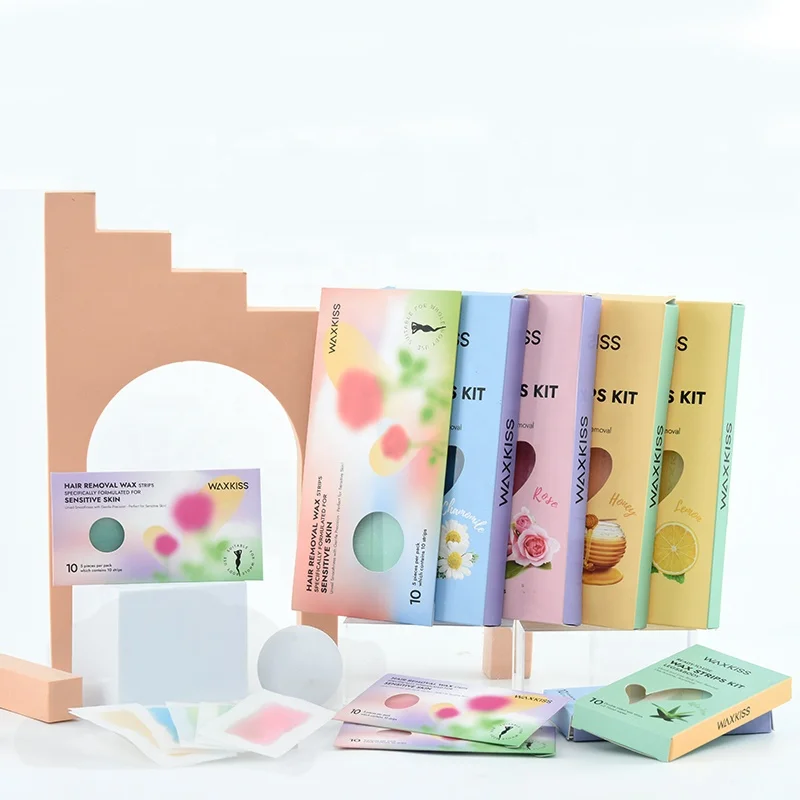 Factory Price New Arrival Wax Strips for Face Hair Removal Double Size Used for All Skin Types Facial and Body Paper Wax Strips