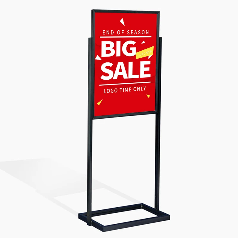 Floor Standing 1 Tier Information Board and Poster Sign Stand for 18 x 24 Posters