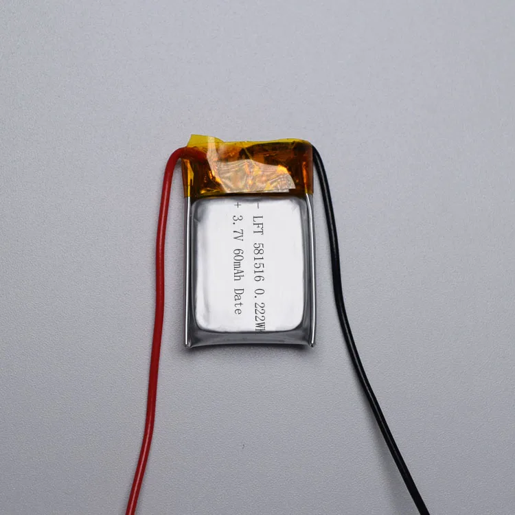 Professinal lithium polymer battery mini 581516 581519 3.7V 60mah 15C drone battery RC Robot Toys 77-615 ROBOT