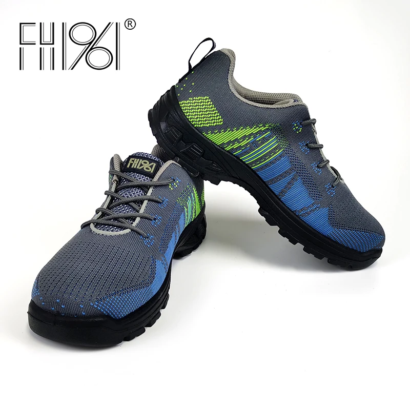 FH1961 Rubber Outsole Material Anti-smashing anti slip Protective Shoes safety shoes man