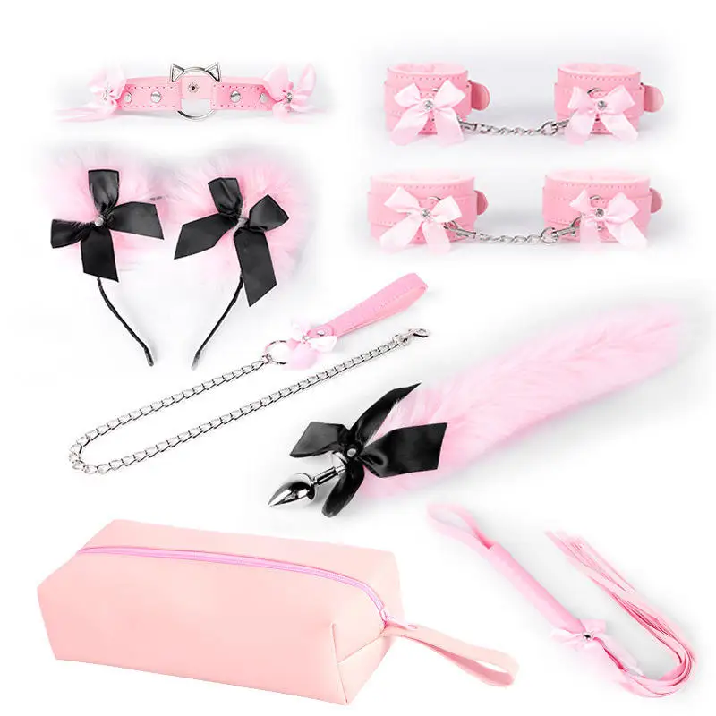 Factory SM Toys Bed Fetish Handcuffs Bondage Restraint Kit For Adult Bondage Set For Woman Couples