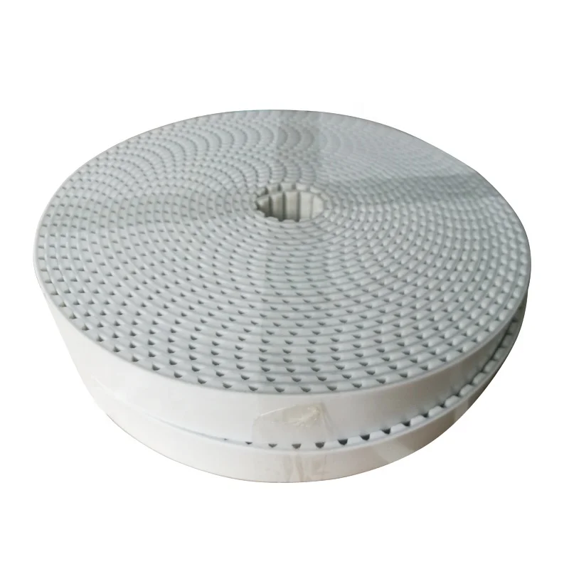 open ended timing belt single side white PU AT5 timing belt