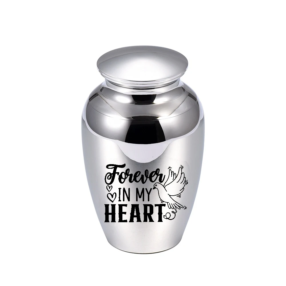 Small Keepsake Urns for Human/Pet Ashes Mini Cremation Urn for Ashes Memorial Ash Holder with pretty package bag Lock belt gift