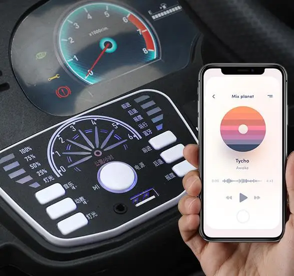 wholesale  12V7ah Battery  Remote Control  Two Leather Seats  Kids Ride On Electric Car