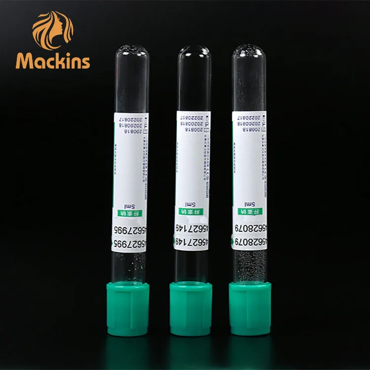 Medical glass blood collection tubes vacuum blood sample collection test tube