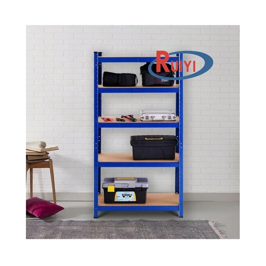 Multi Use Storage Metal Shelves HEAVY DUTY RACK Adjustable Muscle Iron 5 Levels