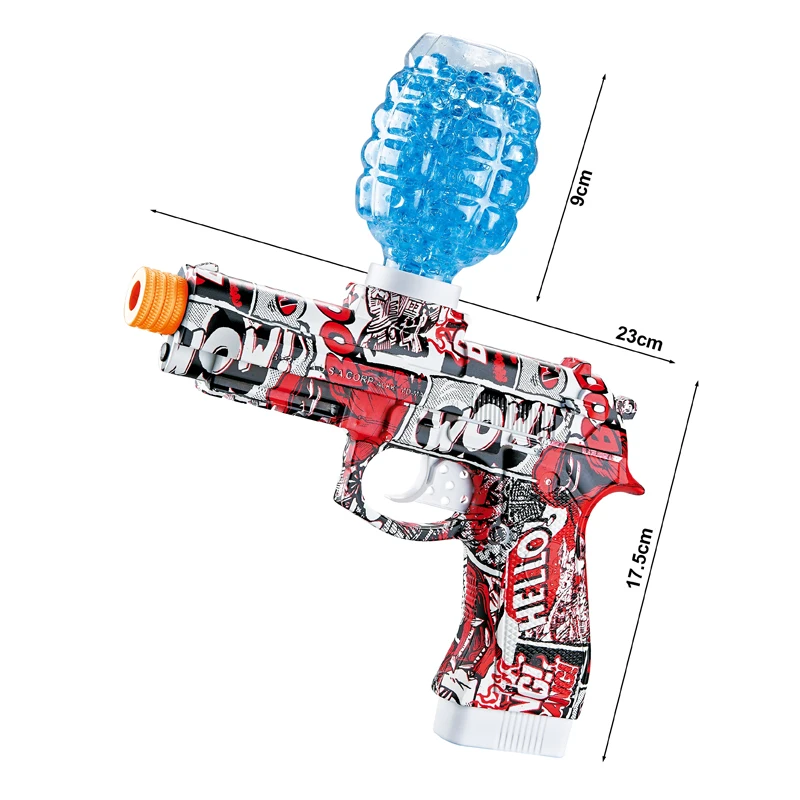 2024 New Full Auto Splatter Ball Blasters With 5000 Water Beads Ak Ejection Shooting Gun Toys Electric Gel Ball Blaster Gun