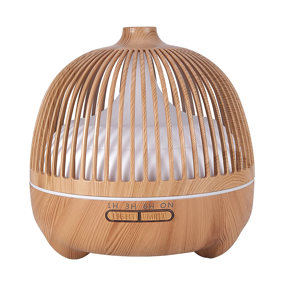 2021 New Products wholesale OEM crystal salt stone humidifiers with night light essential oil aroma diffuser room air humidifier