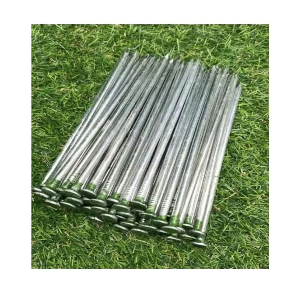top green nails steel nails  for artificial turf grass