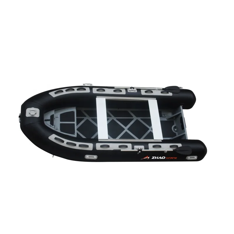 Высокоскоростная складывающаяся ребро 390 глубокого v Алюминиевый Жесткий Корпус Надувная рыболовная гребная лодка для продажи