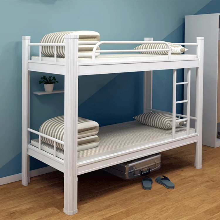 
manufacturer Steel tube metal double bunk beds for army or school 