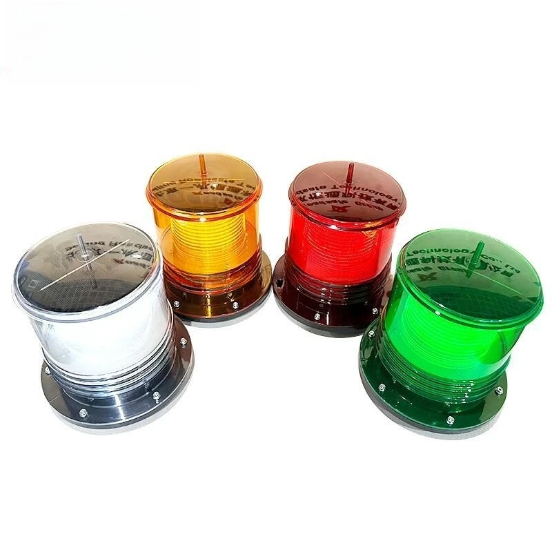 New Arrival Solar Warning Powered Marine / Traffic Warning Lights Flashing Navigation Stern Signal Lightening LED