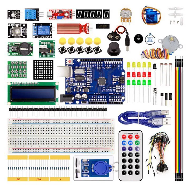 Набор RFID для Arduino R3 мотор вводный обучения студентов обновляемая плата развития стартовый комплект