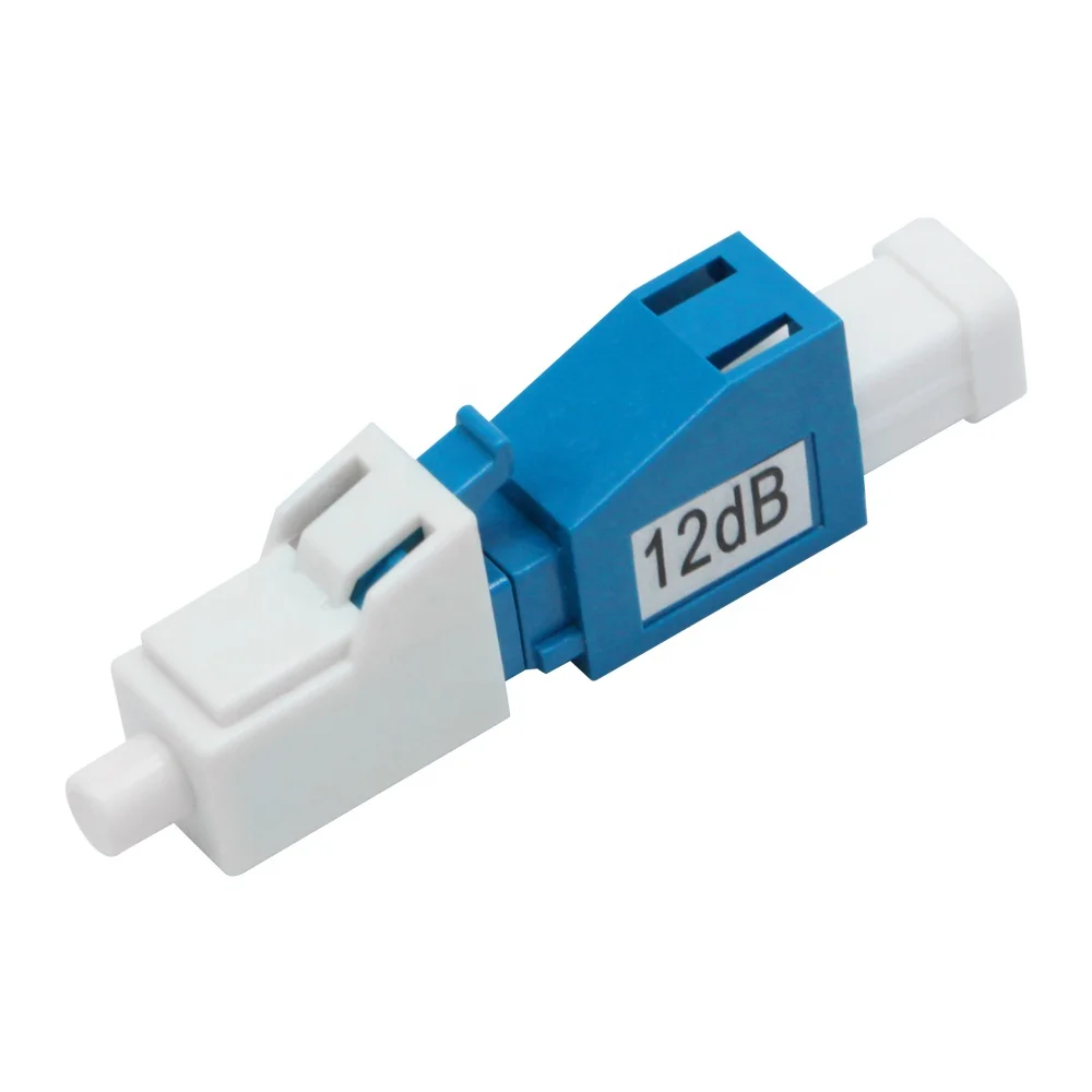 12dB lc/apc UPC fixed optical attenuator lc to lc/pc fixed 5db single mode fiber optic attenuator