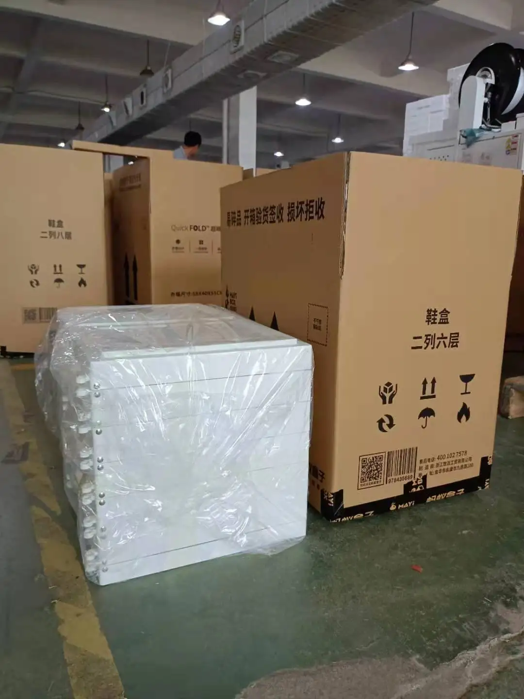 2022 mayi box storage cabinet plastic wardrobe clothes organizer Wardrobe Clothes Bedroom Plastic Closets living room cabinet