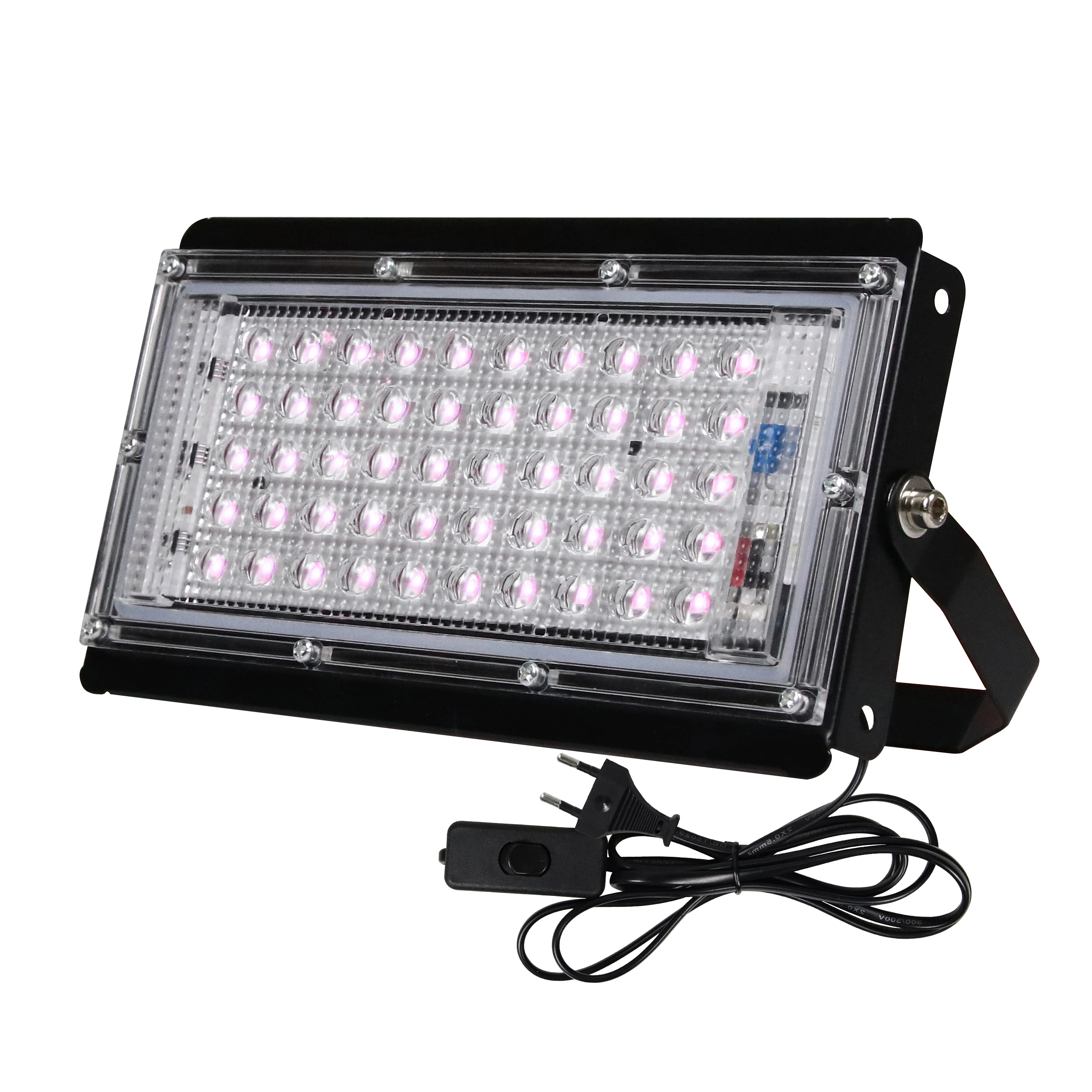 LED Grow Light Phyto Lamp AC 220V 50W LED Full Spectrum Floodlight Indoor Outdoor Greenhouse Plant Hydroponic Plant Spotlight