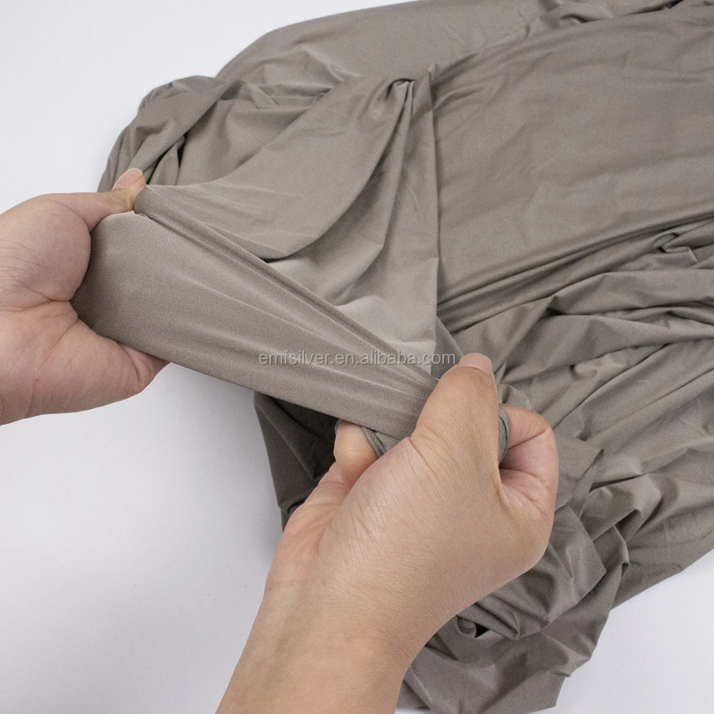 Защитная ткань EMF четырехсторонняя растягивающаяся проводящая для экранирования