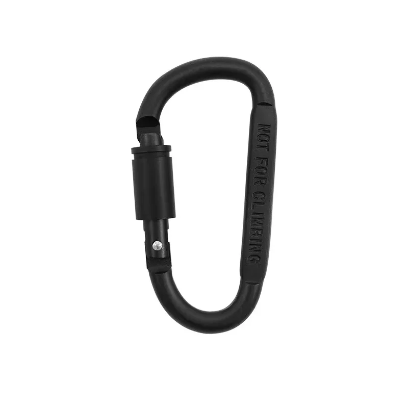 25KN Professional forging outdoor rock climbing main lock mountaineering buckle O shape carabiner